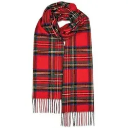 GLOVERALL Kaschmirschal CAMEL THOMPSON rot Damen