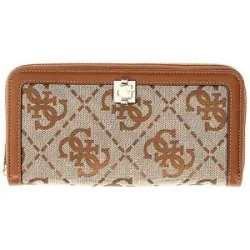 Guess Geldbörse AUDREY Large  braun Damen