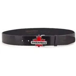 DSQUARED2 Ledergürtel  schwarz   85 Herren