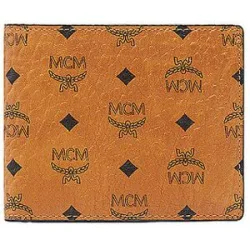 MCM Geldbörse Visetos Original  hellbraun Herren
