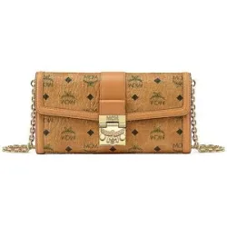 MCM Geldbörse TRACY Large braun damen