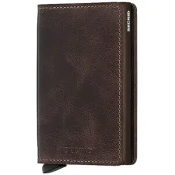 SECRID Geldbörse - Slimwallet Vintage chocolate braun Damen