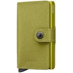 SECRID Geldbörse - Miniwallet Crisple lime grün Damen