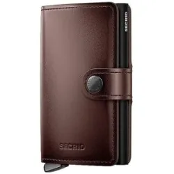 SECRID Geldbörse - Miniwallet Premium Dusk dark brown braun Damen