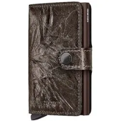 SECRID Geldbörse - Miniwallet Crunch bronze braun damen