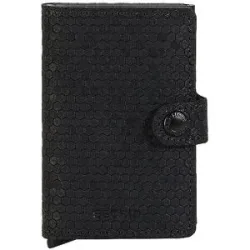 SECRID Geldbörse - Miniwallet Hexagon black schwarz Damen