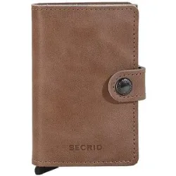 SECRID Geldbörse - Miniwallet Vintage taupe grau Damen