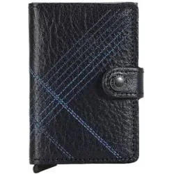 SECRID Geldbörse - Miniwallet Linea navy dunkelblau Damen
