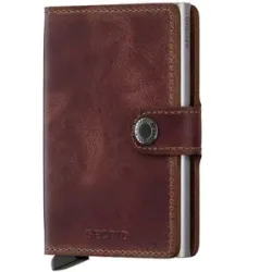 SECRID Geldbörse - Miniwallet Vintage brown braun Damen