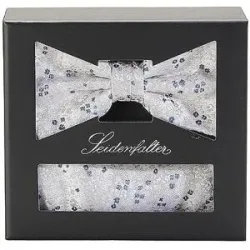 SEIDENFALTER Set Fliege und Stecktuch beige herren