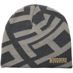 WOODBIRD Mütze - Haube ART BEANIE grau Herren