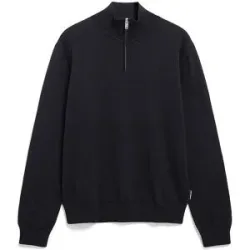 ARMEDANGELS Troyer Pullover FAABES schwarz   XXL herren