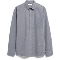 ARMEDANGELS Hemd Relaxed Fit blau   S Herren