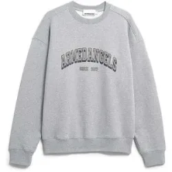 ARMEDANGELS Sweater Relaxed Fit WORDMARK hellgrau   XXL Herren