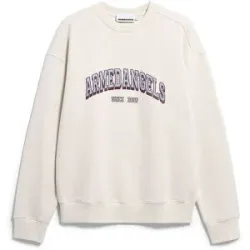 ARMEDANGELS Sweater Relaxed Fit WORDMARK creme   S Herren