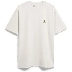 ARMEDANGELS T-Shirt ICONIC MAARKOS creme   L herren