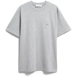 ARMEDANGELS T-Shirt ICONIC MAARKOS grau   L Herren