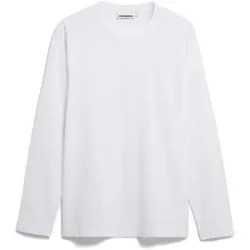 ARMEDANGELS Langarmshirt JAAMES  weiss   L Herren