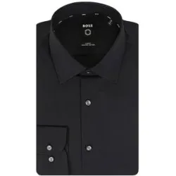 Boss Hemd Slim Fit Hank schwarz   44 herren