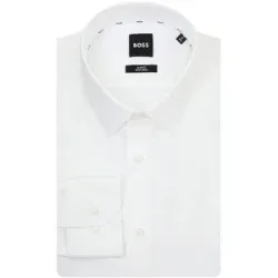 Boss Hemd Slim Fit weiss   43 Herren