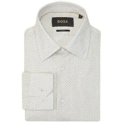 Boss Hemd Slim Fit gelb   41 Herren