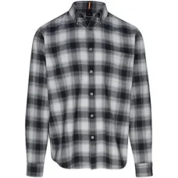 Boss Hemd Regular Fit RICKERT_M grau   L Herren