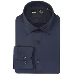 Boss Hemd Slim Fit HANK dunkelblau   40 herren