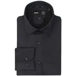 Boss Hemd Slim Fit HANK schwarz   40 herren