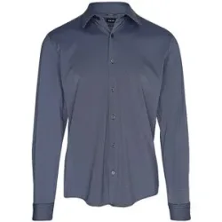 Boss Hemd Slim Fit ROAN-K-F-261 dunkelblau   L herren