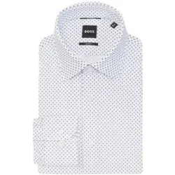 Boss Hemd Slim Fit P-HANK weiss   42 Herren