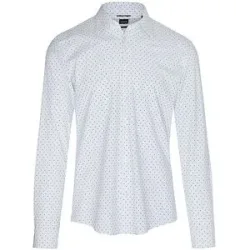 Boss Hemd Slim Fit ROAN weiss   S herren