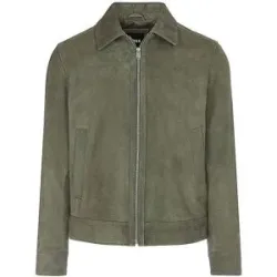 Boss Lederjacke H-MALBANO dunkelgrün   46 herren