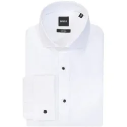 Boss Hemd Slim FIT HANK weiss   42 Herren