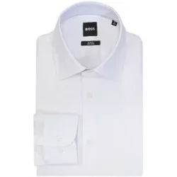 Boss Hemd HANK weiss   44 Herren