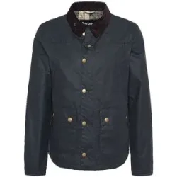 BARBOUR Jacke REELIN WAX dunkelgrün   S Herren