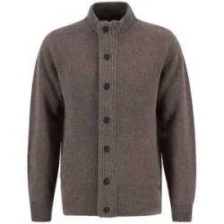 BARBOUR Strickjacke ESSENTIAL hellbraun   XXL herren