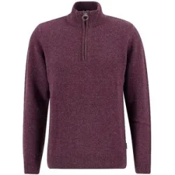 BARBOUR Troyer Pullover HOLDIN  dunkelrot   XXL Herren