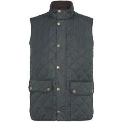 BARBOUR Steppgilet LOWERDALE dunkelgrün   M herren
