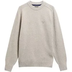 BARBOUR Pullover NEWTOWN hellgrau   L Herren