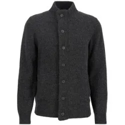 BARBOUR Strickjacke ESSENTIAL grau   XL herren