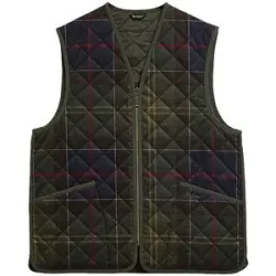 BARBOUR Steppgilet ICONS TARTAN  dunkelblau   XL Herren