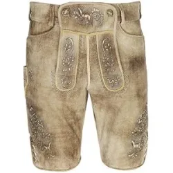 BECKERT Trachten Lederhose LICHTENSTEIN  braun   48 herren