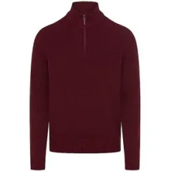 Brax Troyer Pullover STEFFEN dunkelrot   XXL herren