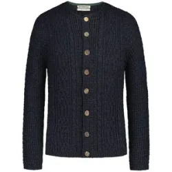 GOTTSEIDANK Trachtenstrickjacke ANTON blau   M herren