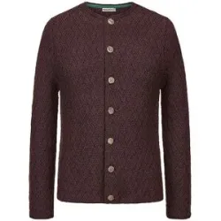 GOTTSEIDANK Trachtenstrickjacke EUSTACHIUS dunkelrot   XL Herren
