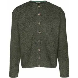 GOTTSEIDANK Trachtenstrickjacke XAVER dunkelgrün   S Herren