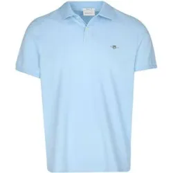 GANT Poloshirt Regular Fit blau   M Herren