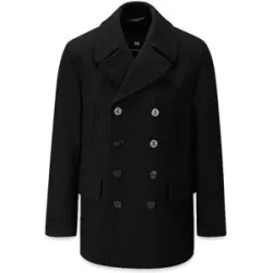 GLOVERALL Wollmantel CHURHILL  schwarz   S Herren