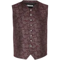 GRASEGGER Trachtengilet AURACH dunkelrot   48 herren