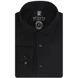 DESOTO Jerseyhemd  schwarz   XS Herren